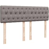  Otomanska postelja z vzmetnico & LEDs taupe 140x190 cm blago, (22053712) | Shoptok.si