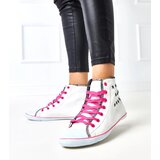 Gemre White high-top sneakers with geometric pattern Kalert | shoptok.hr