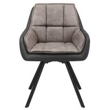 Bessagi Home naslanjač billy, siva, vrtljiv | Shoptok.si