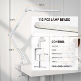 SKYLEO LED namizna svetilka z nastavljivo svetilko z 5 barvnimi načini in 11 stopnjami svetlosti | Shoptok.si