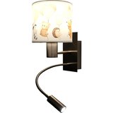 Brilagi LED fleksibilna lampa BOBO 1xE27/25W/230V + LED/3W m. hrom/bela/životinjice | Eponuda.com