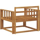  Srednji zunanji kavč Masiven les akacije Naravna, (5000207214) | Shoptok.si