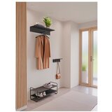 Zone Črno jekleno stojalo za čevlje 33x33x80 cm A-Shoe – | Shoptok.si