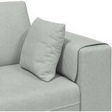 SOFA 3 pcs Svijetlo siva 250 x 188 x 76 cm Baršun | shoptok.hr