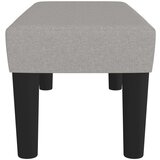  Klupa svjetlosiva 70 x 30 x 30 cm od tkanine | shoptok.hr