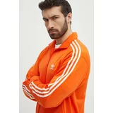Adidas Dukserica za muškarce, boja: narančasta, s aplikacijom, IR9902