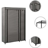 vidaXL 282425 Folding Wardrobes 2 pcs Grey 110x45x175 cm Fabric | shoptok.hr