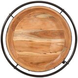vidaXL Pomoćni stolić Ø55x60 cm puno drvo bagrem | shoptok.hr