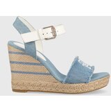 Tommy Hilfiger Sandale DENIM WEDGE SANDAL za žene, klin peta, FW0FW07079 | shoptok.hr