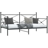  Dnevni krevet bez madraca crni 100x200 cm čelik | shoptok.hr