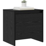 vidaXL Nočna omarica Črni hrast 45 x 34 x 44.5 cm Konstruiran les | Shoptok.si