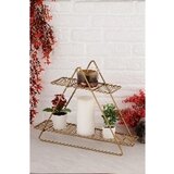 WALLXPERT piramit D2K antique decorative metal wall shelf Cene