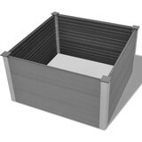 vidaXL Vrtna Posuda za Sadnju WPC 100x100x54 cm Siva | shoptok.hr