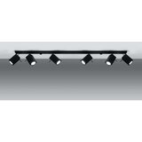  Sollux SL.0460 - Spot lampa MERIDA 6xGU10/40W/230V crna | Eponuda.com