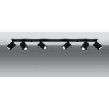  Stropna svetilka MERIDA 6L črna, (21347745) | Shoptok.si