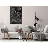  Poster - City Map: Amsterdam (Dark) 40x60 | shoptok.hr