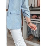 DStreet Marynarka damska oversize SOFT LOVE niebieska | shoptok.hr