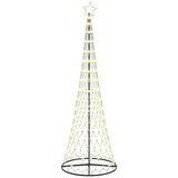 vidaXL LED božićno drvce Topla bijela 138.5 x 138.5 x 399 cm Metal | shoptok.hr