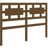 Maison Chic posteljno vzglavje - vzglavna omarica - nočna omarica medeno rjavo 125,5x4x100 cm trdna borovina, (21707207) Cene