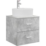 vidaXL Umivalnik s pritrditev na steno Betonsko siva, (5000246178) | Shoptok.si