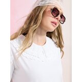 Sinsay Bluza s heklanim ovratnikom | shoptok.hr
