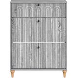  Ormar za cipele ALKMAAR 78 x 24 x 103 cm Konstruirano drvo - Siva Sonoma | shoptok.hr