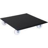 Wagner Pomični podstavek za lončnice ALASKA, aluminij, nosilnost 100 kg, DxŠ 450 x 450 mm, črne barve | Shoptok.si