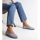 Gemre Gray fabric ballet flats Yafia | shoptok.hr