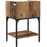 vidaXL Noćni ormarić Staro drvo 40 x 29 x 60 cm Konstruirano drvo | shoptok.hr