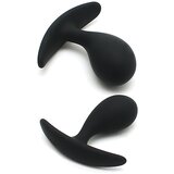 Rimba Copenhagen - Komplet analnih vibratorjev - črni (2 kosa) | Shoptok.si