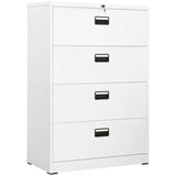 vidaXL Arhivska omarica bela 90x46x134 cm jeklo, (20960544) Cene