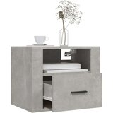 vidaXL Stenska nočna omarica betonsko siva 50x36x40 cm | Shoptok.si