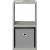  Noćni ormarić 2 pcs Betonski sivi 25,5 x 22 x 49,5 cm | shoptok.hr
