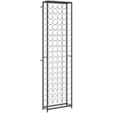  Stalak za vino za 95 boca crni 54 x 18 x 200 cm kovano željezo | shoptok.hr