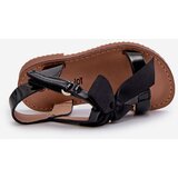 Boto Black Patent Children's Sandals with Bow on Velcro Joratia | ePonuda.com