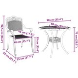  7-delni vrtni jedilni set iz bronastega lita aluminija, (22015499) | Shoptok.si