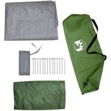 vidaXL Šator za kampiranje za 1 osobu zeleni 255x153x130 cm taft 185T | shoptok.hr