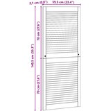  Ormarna vrata s vratima 4 pcs Prirodna 140,5 x 2,1 x 59,5 cm | shoptok.hr