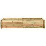 Furnova Dvignjeno vrtno cvetlično korito borovina 197x100x40 cm, (21920231) | Shoptok.si
