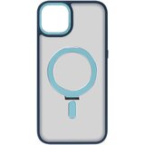 AVIZAR Ovitek MagSafe za iPhone 15, funkcija stojala - nebesno moder obris, (20834040) Cene