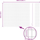 Euro Ograde s 10 U Stupova Siva 1 6x10 m Čelik | shoptok.hr