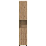 vidaXL Kupaonski ormar s pohranom hrast artisan 37 x 31.5 x 203 cm | shoptok.hr