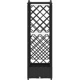  Povišeni krevet s mrežom i krovom Crna 124 x 40 x 125 cm PP | shoptok.hr