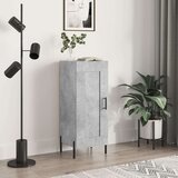  Komoda siva boja betona 34 5x34x90 cm od konstruiranog drva Cijene