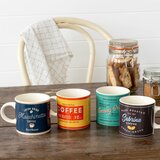 Rex London Antracitno sivo-kremno bela keramična skodelica 350 ml Sabrina – | Shoptok.si