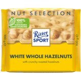 RITTER SPORT bela čokolada celi lešnici 100g Cene
