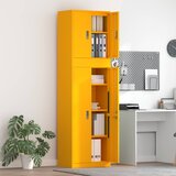  Ormarić za pohranu 2 kom. Žuta boja senfa 60 x 40 x 210 cm Cijene