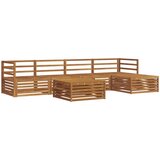  Set vanjskih sofa 6 kom. Prirodna Čvrsto drvo akacije | shoptok.hr