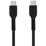 Prio Podatkovni kabel iz USB-C 3.1 na USB-C 3.1, Power Delivery, 100 W, crni, 1.2 m