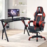 Set Gejmerska stolica + Gejmerski sto GT 20 LED RGB